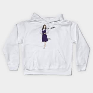 Janet - Hi There! Kids Hoodie